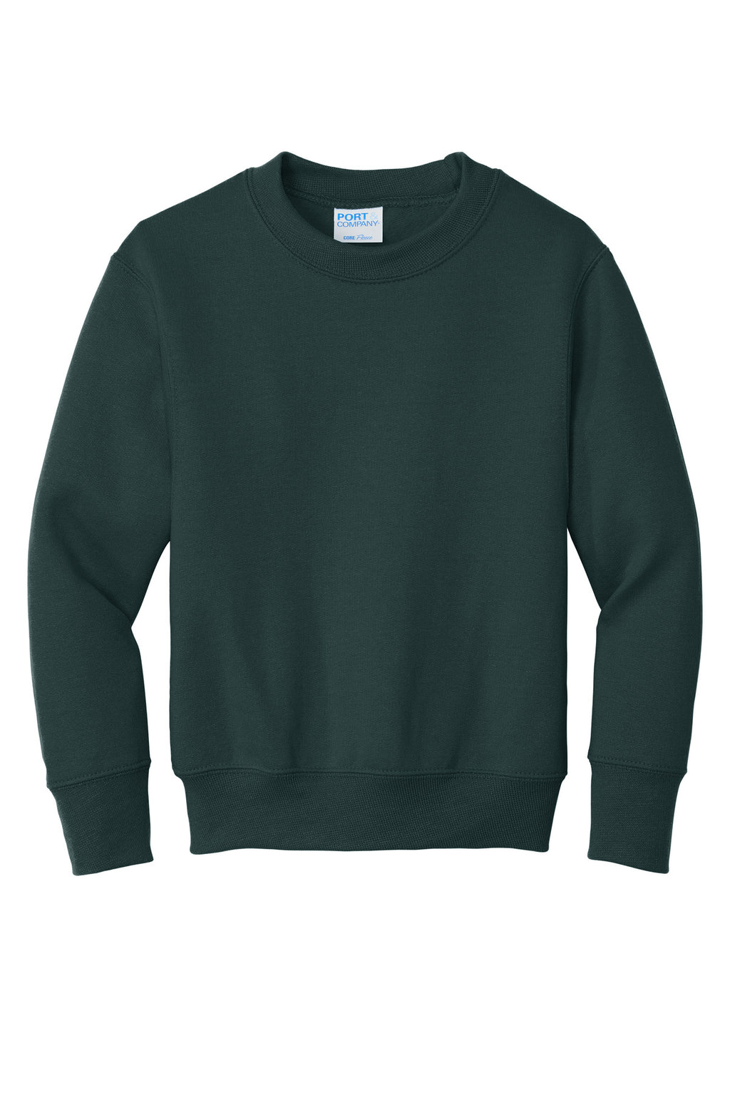 Port & Co Youth Core Fleece Crewneck Sweatshirt.  PC90Y