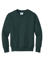 Port & Co Youth Core Fleece Crewneck Sweatshirt.  PC90Y