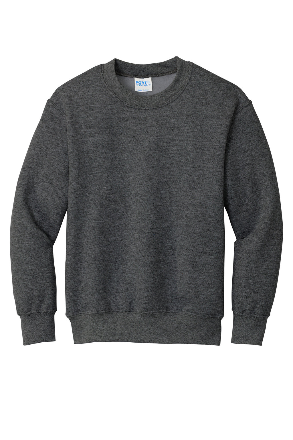 Port & Co Youth Core Fleece Crewneck Sweatshirt.  PC90Y