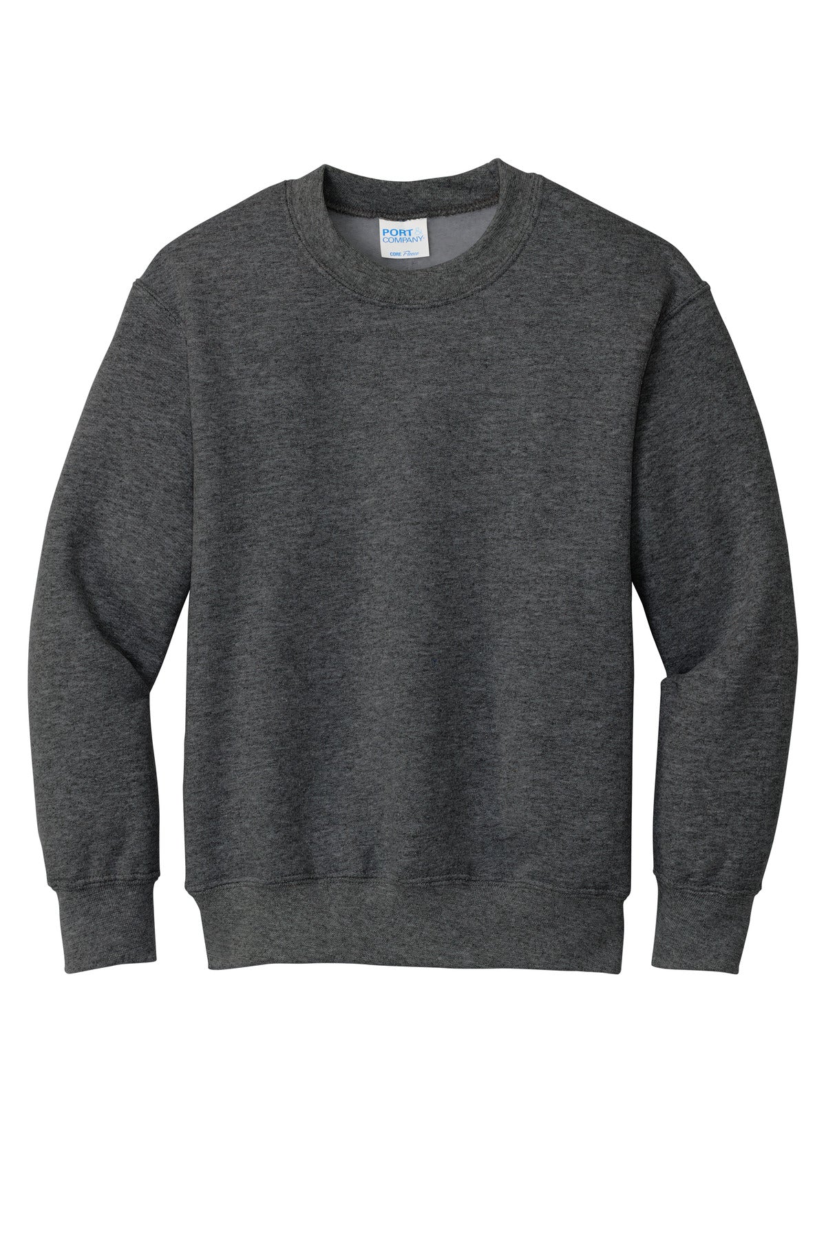 Port & Co Youth Core Fleece Crewneck Sweatshirt.  PC90Y