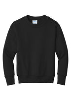 Port & Co Youth Core Fleece Crewneck Sweatshirt.  PC90Y