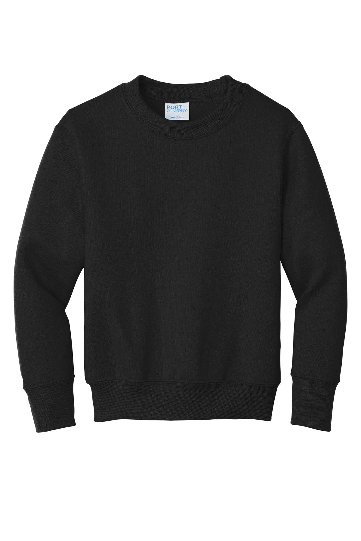 Port & Co Youth Core Fleece Crewneck Sweatshirt.  PC90Y