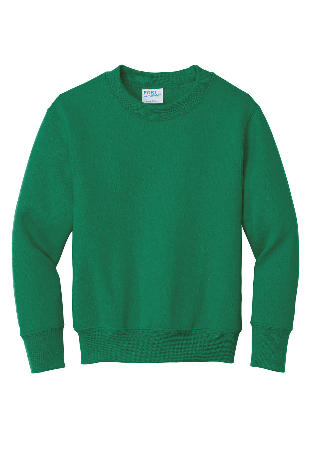 Port & Co Youth Core Fleece Crewneck Sweatshirt.  PC90Y
