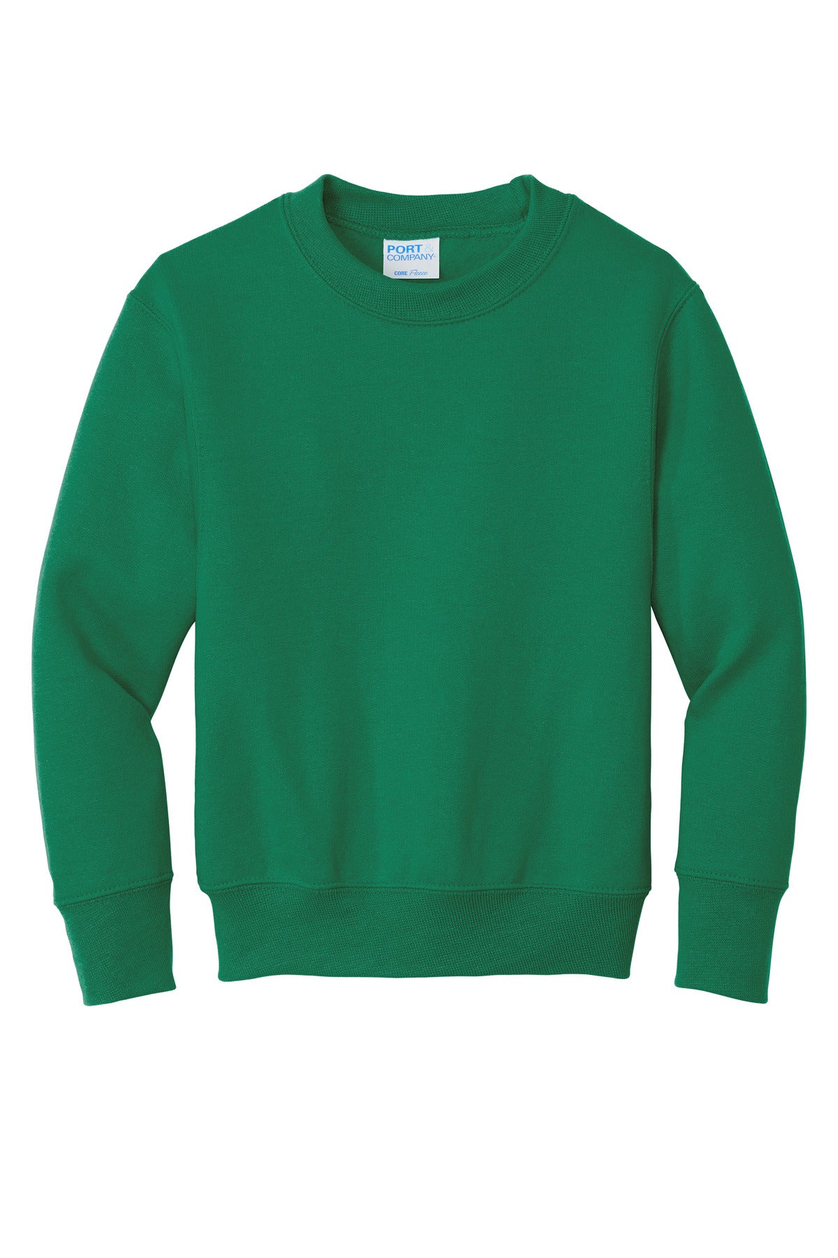 Port & Co Youth Core Fleece Crewneck Sweatshirt.  PC90Y