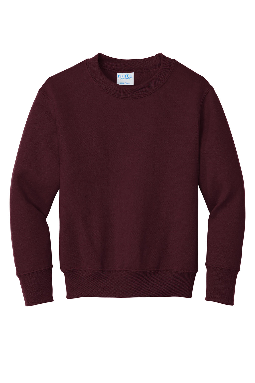 Port & Co Youth Core Fleece Crewneck Sweatshirt.  PC90Y