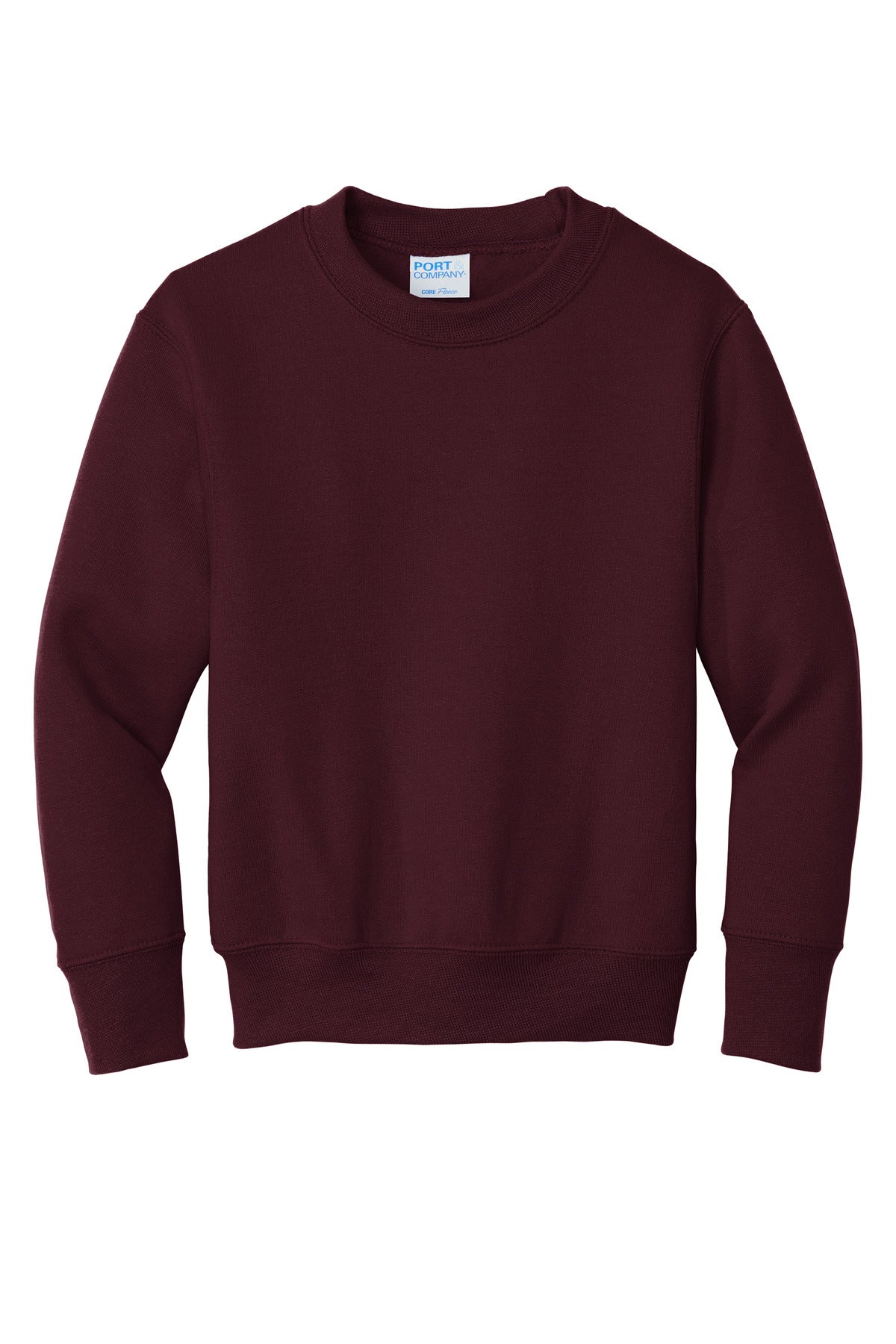 Port & Co Youth Core Fleece Crewneck Sweatshirt.  PC90Y