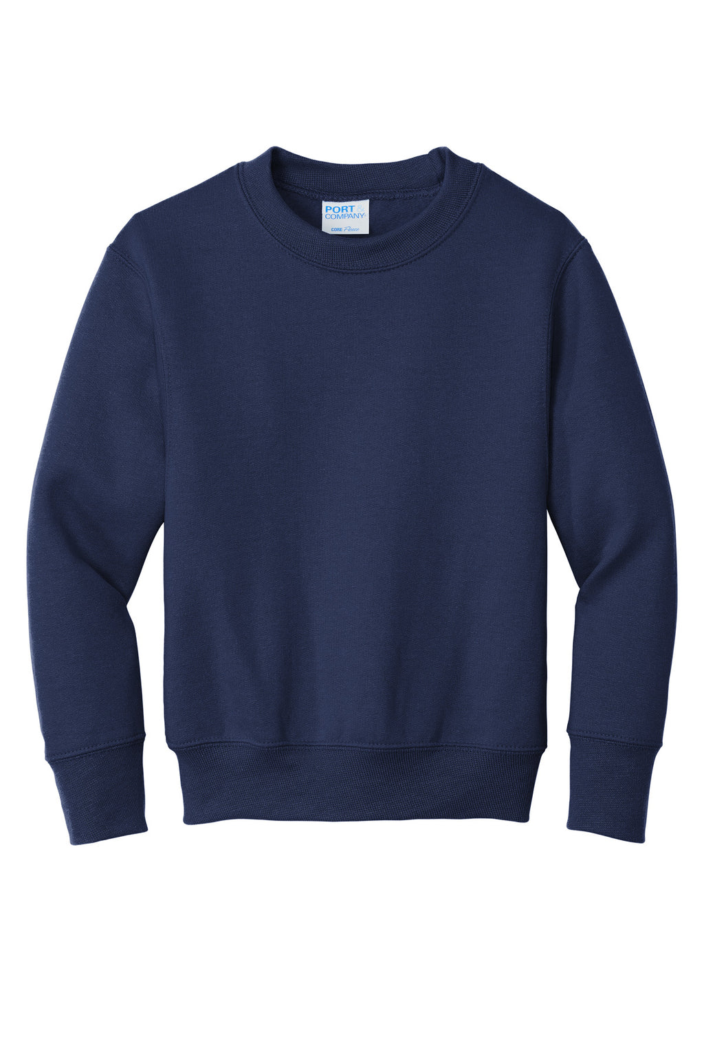 Port & Co Youth Core Fleece Crewneck Sweatshirt.  PC90Y