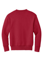 Port & Co Youth Core Fleece Crewneck Sweatshirt.  PC90Y
