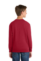 Port & Co Youth Core Fleece Crewneck Sweatshirt.  PC90Y