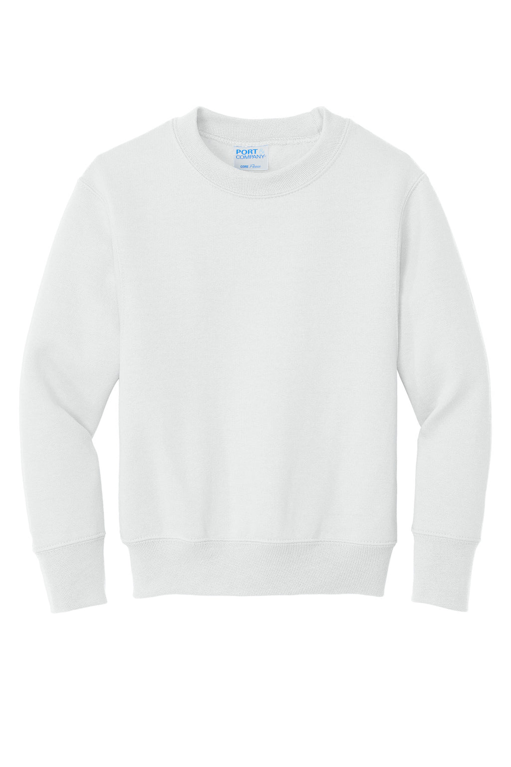 Port & Co Youth Core Fleece Crewneck Sweatshirt.  PC90Y