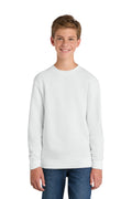 Port & Co Youth Core Fleece Crewneck Sweatshirt.  PC90Y