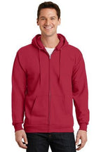 Port & Co Essential Fleece Full-Zip Hooded Sweatshirt.  PC90ZH