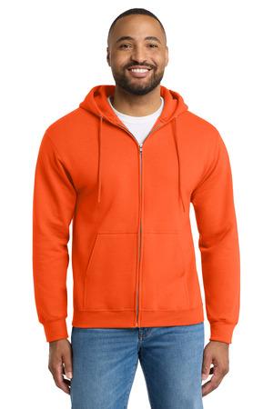 Port & Co Tall Essential Fleece Full-Zip Hooded Sweatshirt. PC90ZHT