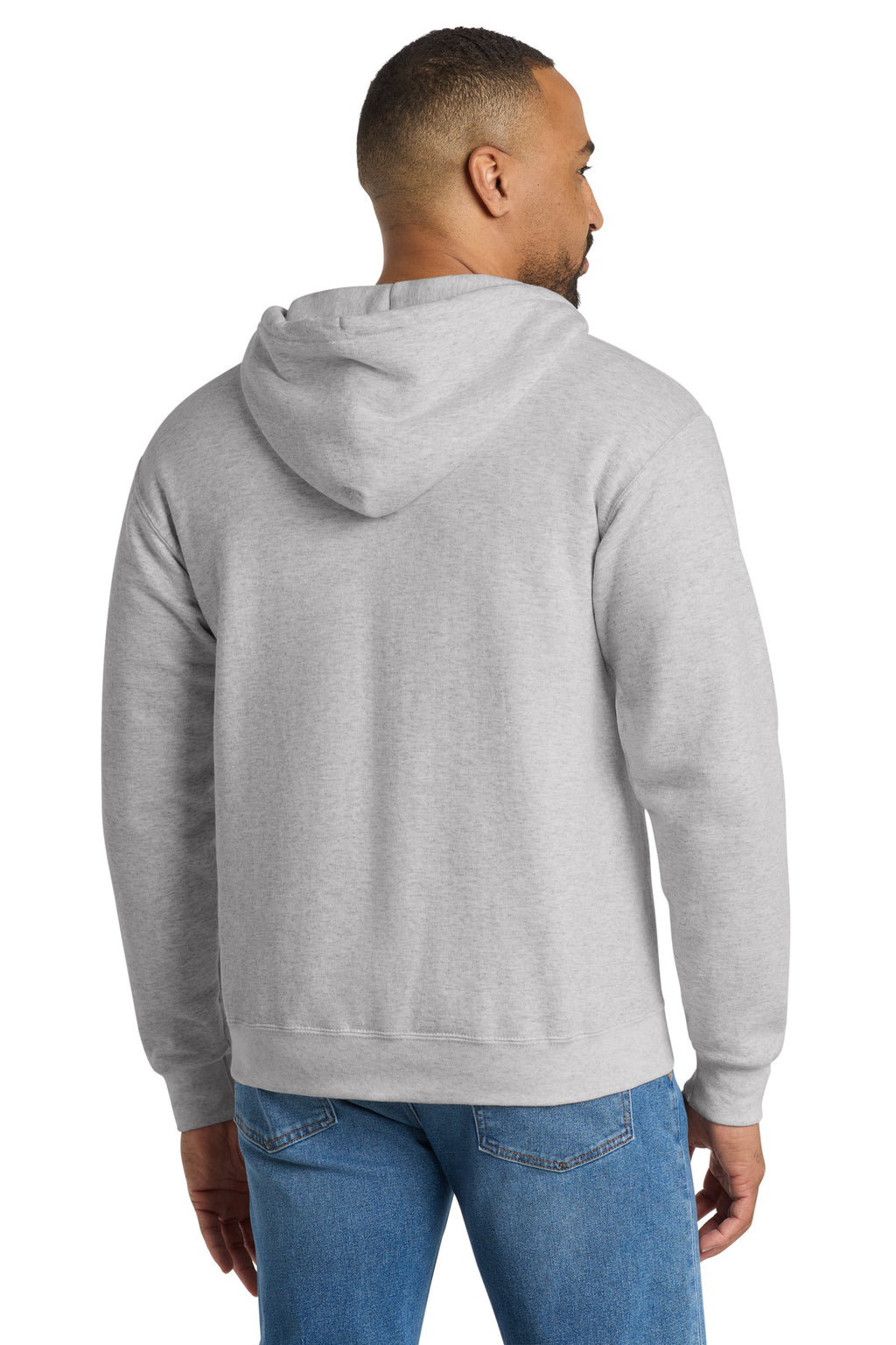 Port & Co Tall Essential Fleece Full-Zip Hooded Sweatshirt. PC90ZHT