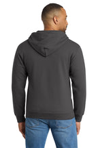 Port & Co Tall Essential Fleece Full-Zip Hooded Sweatshirt. PC90ZHT