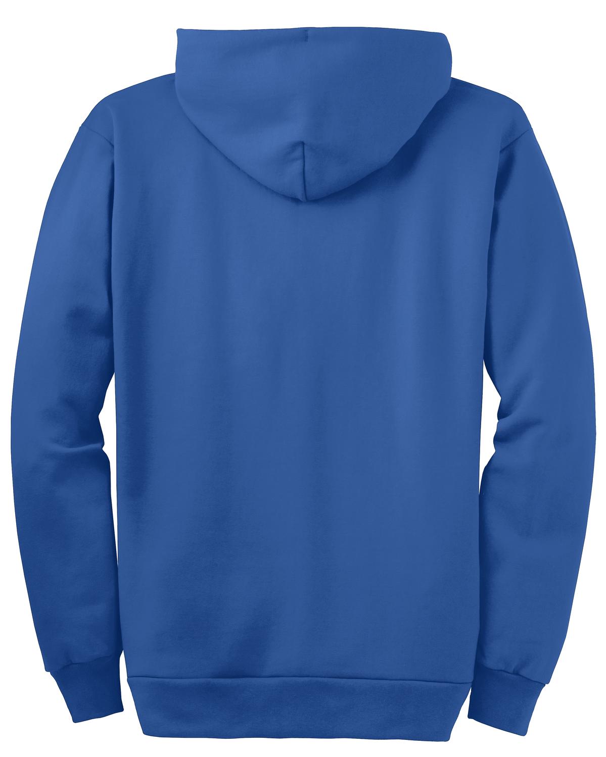 Port & Co Tall Essential Fleece Full-Zip Hooded Sweatshirt. PC90ZHT