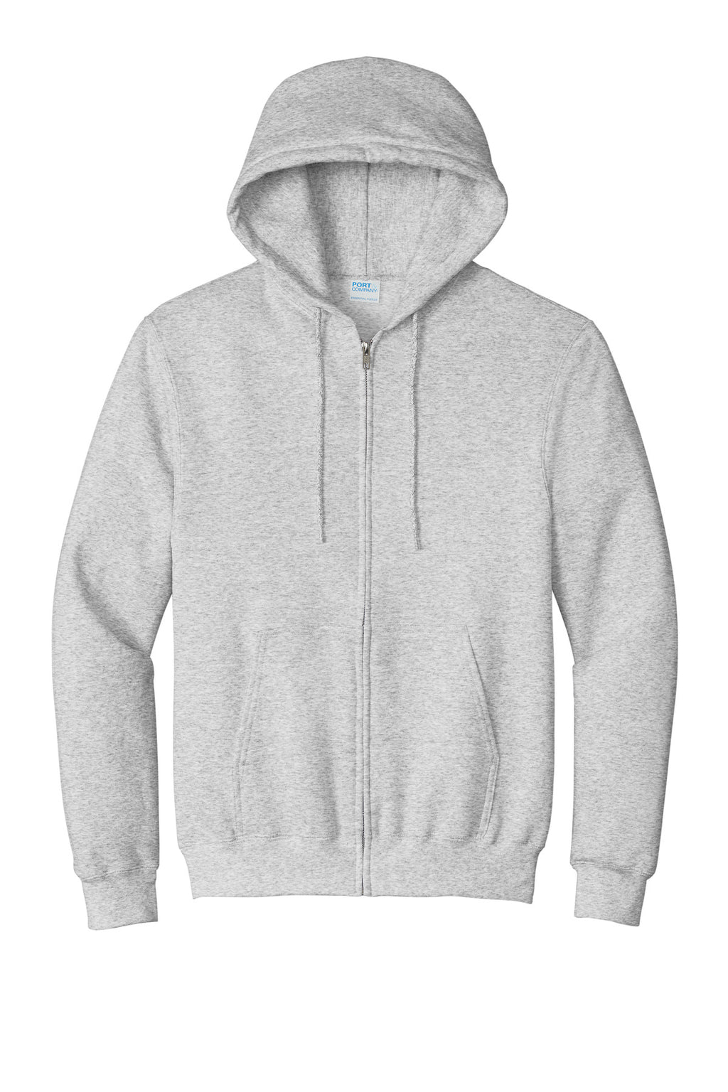 Port & Co Essential Fleece Full-Zip Hooded Sweatshirt.  PC90ZH