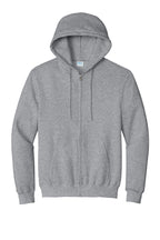 Port & Co Essential Fleece Full-Zip Hooded Sweatshirt.  PC90ZH
