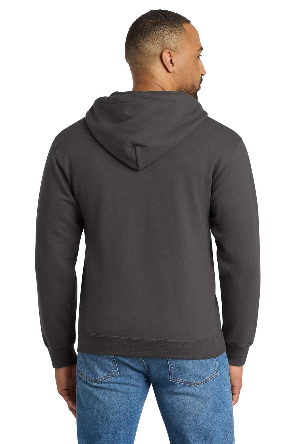 Port & Co Essential Fleece Full-Zip Hooded Sweatshirt.  PC90ZH