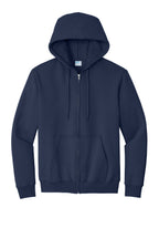 Port & Co Essential Fleece Full-Zip Hooded Sweatshirt.  PC90ZH