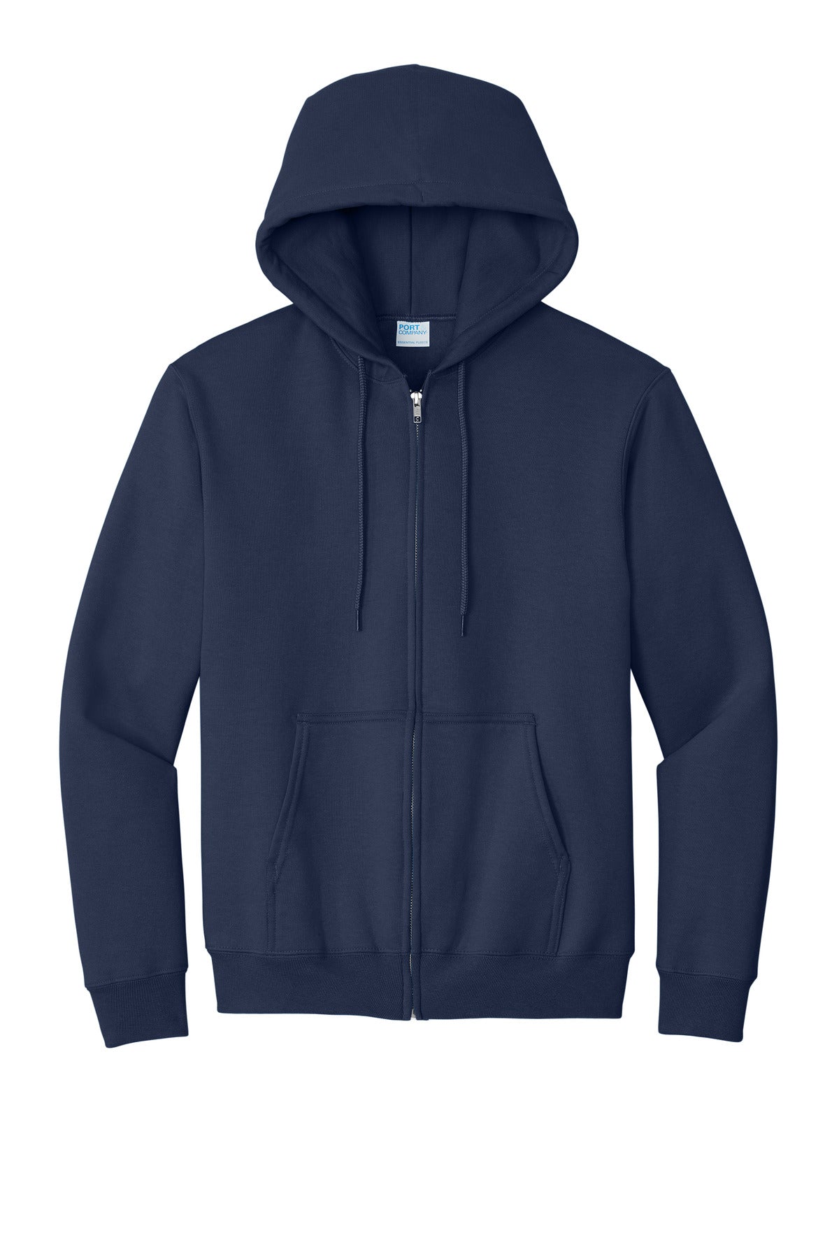 Port & Co Essential Fleece Full-Zip Hooded Sweatshirt.  PC90ZH