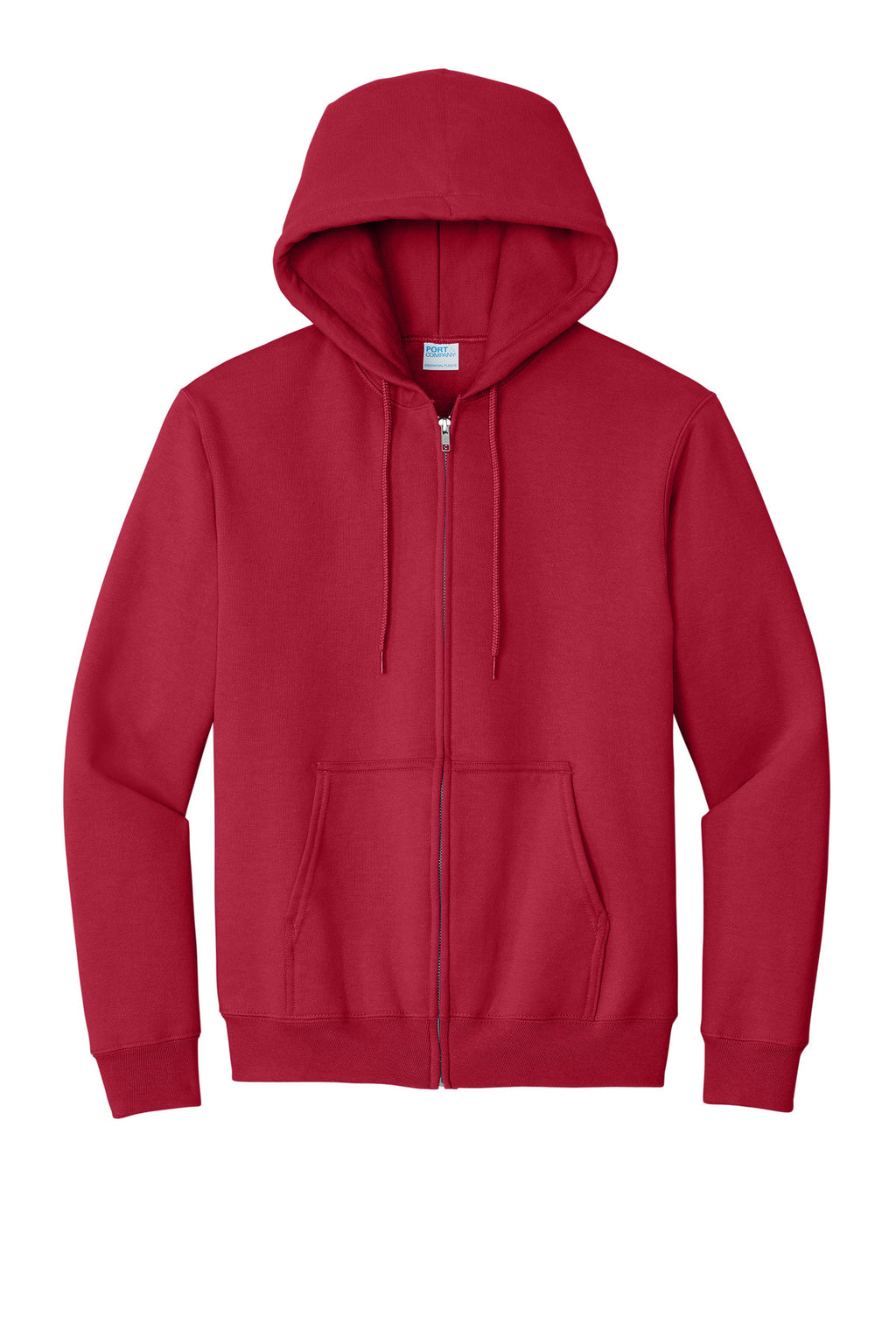 Port & Co Essential Fleece Full-Zip Hooded Sweatshirt.  PC90ZH