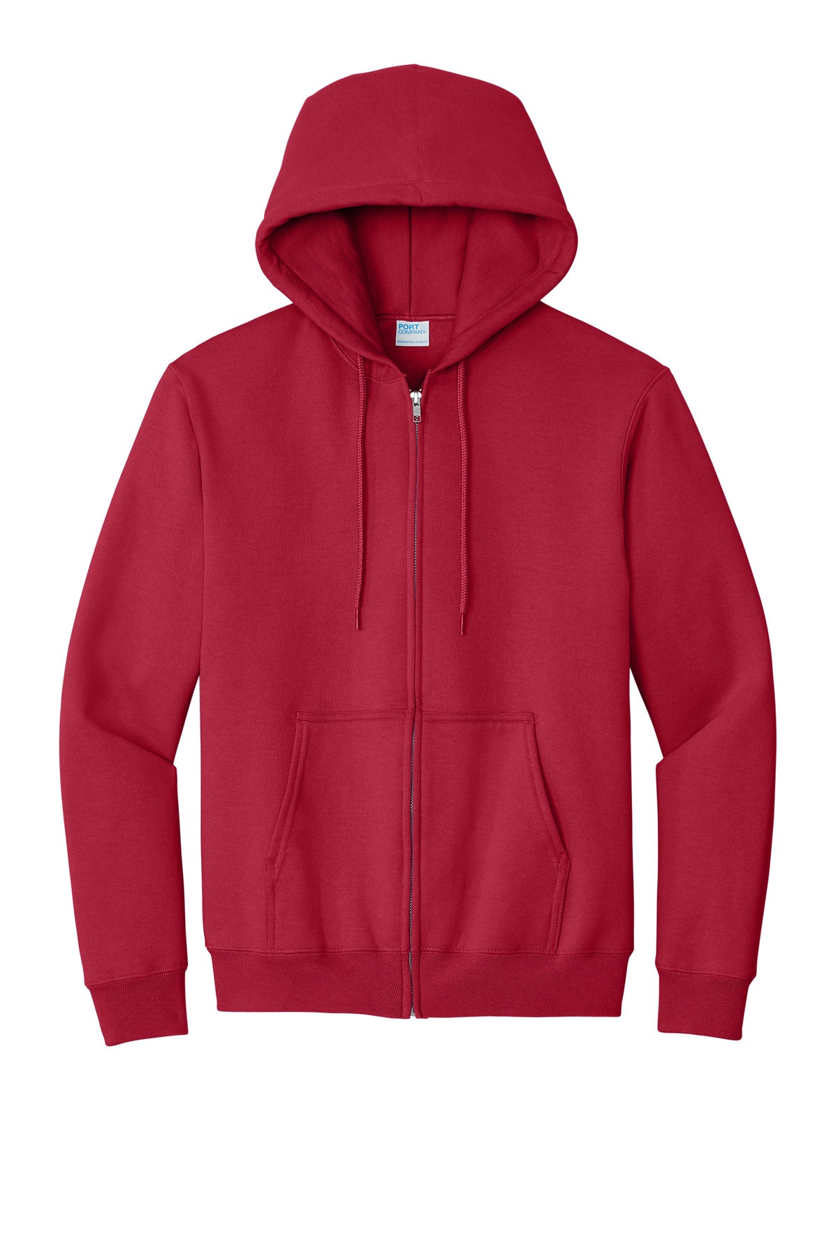 Port & Co Essential Fleece Full-Zip Hooded Sweatshirt.  PC90ZH