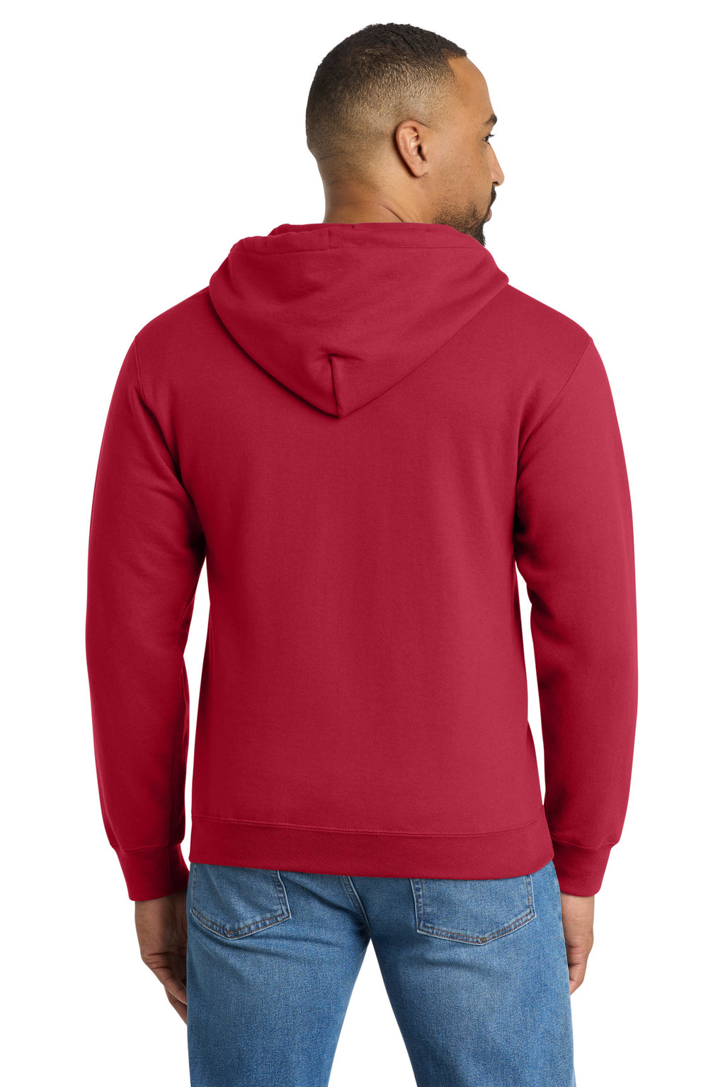 Port & Co Essential Fleece Full-Zip Hooded Sweatshirt.  PC90ZH