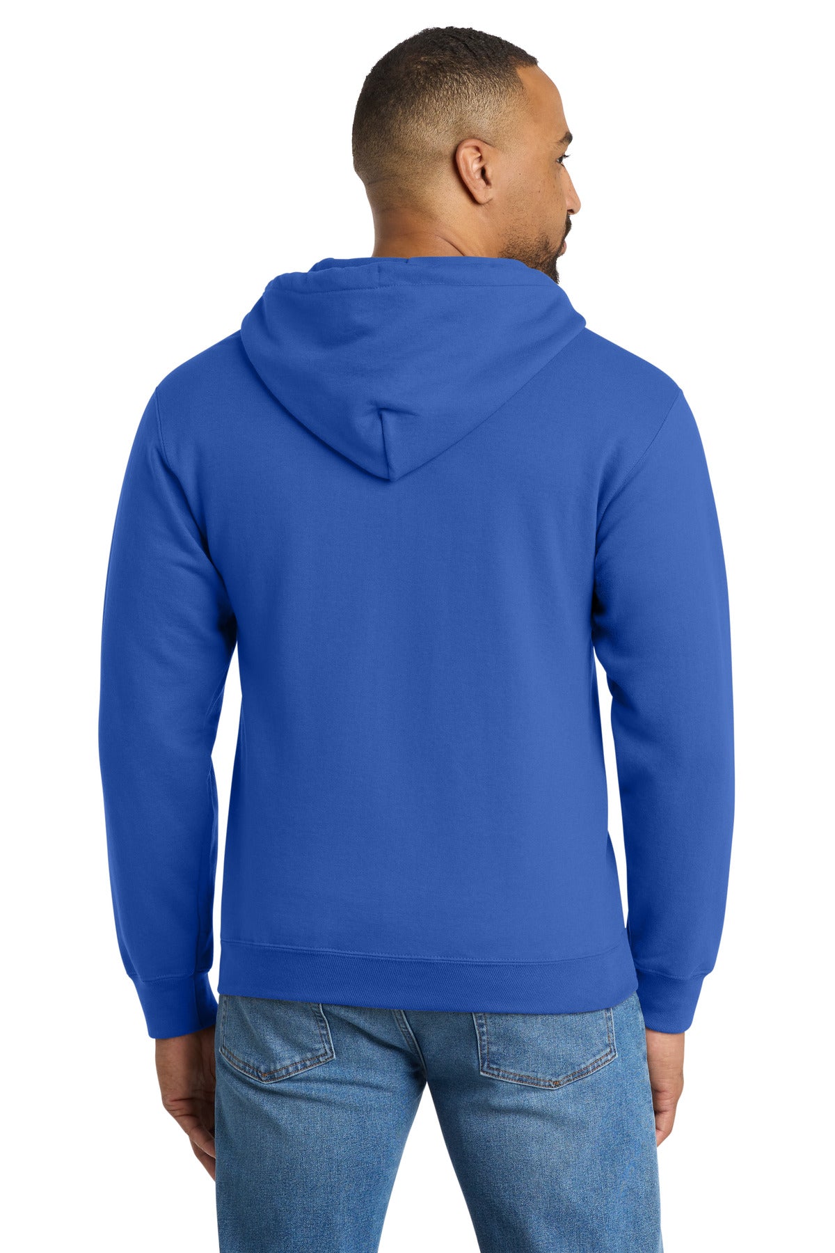 Port & Co Essential Fleece Full-Zip Hooded Sweatshirt.  PC90ZH