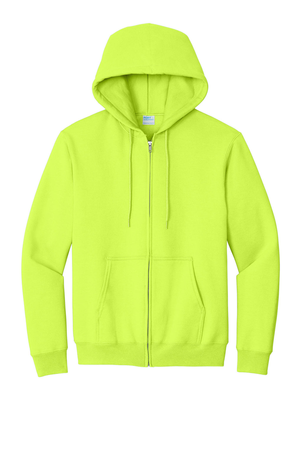 Port & Co Essential Fleece Full-Zip Hooded Sweatshirt.  PC90ZH