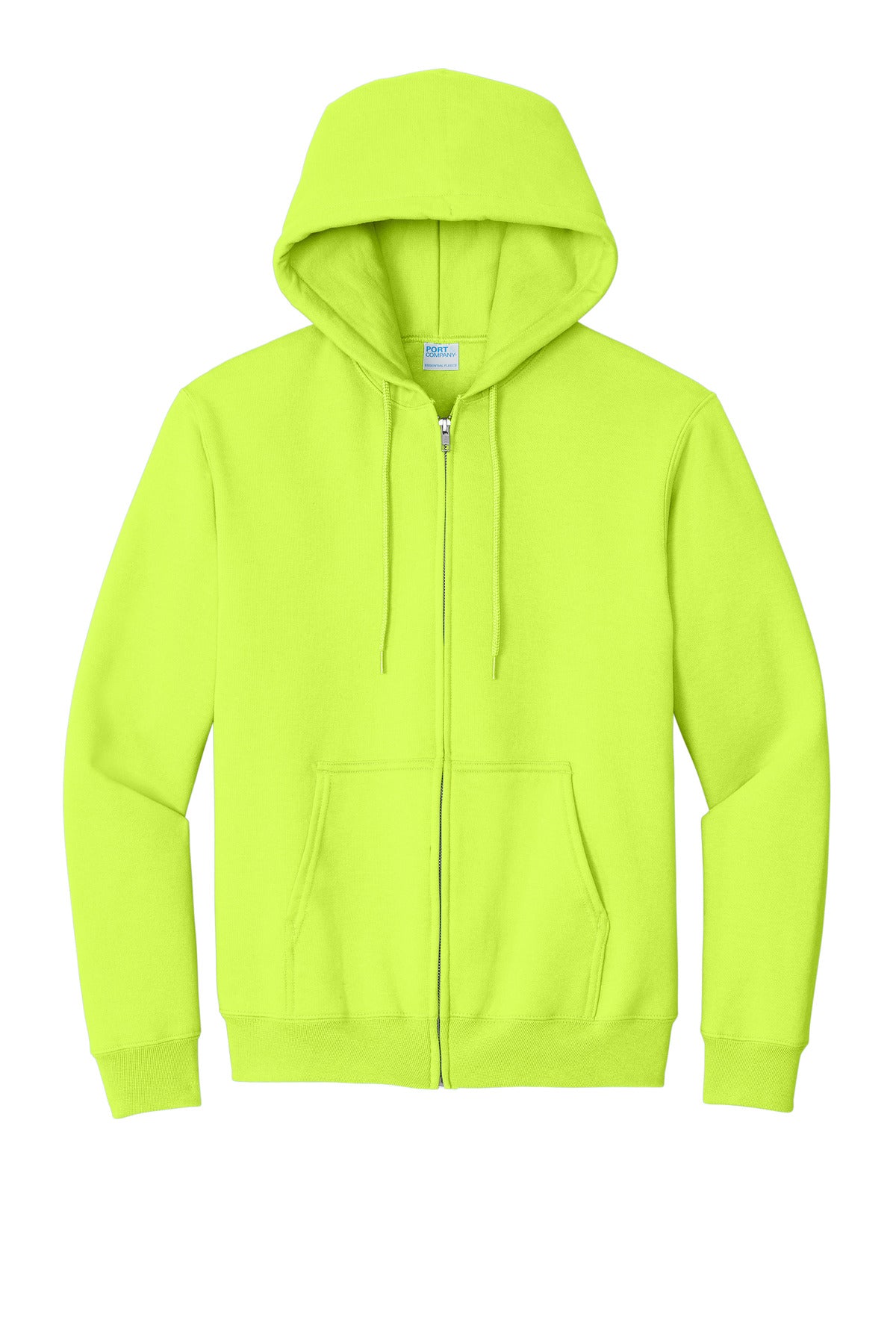 Port & Co Essential Fleece Full-Zip Hooded Sweatshirt.  PC90ZH