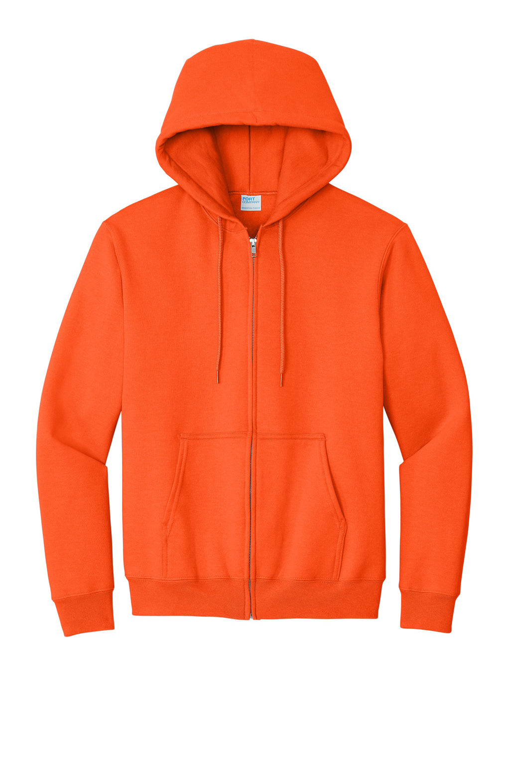 Port & Co Essential Fleece Full-Zip Hooded Sweatshirt.  PC90ZH