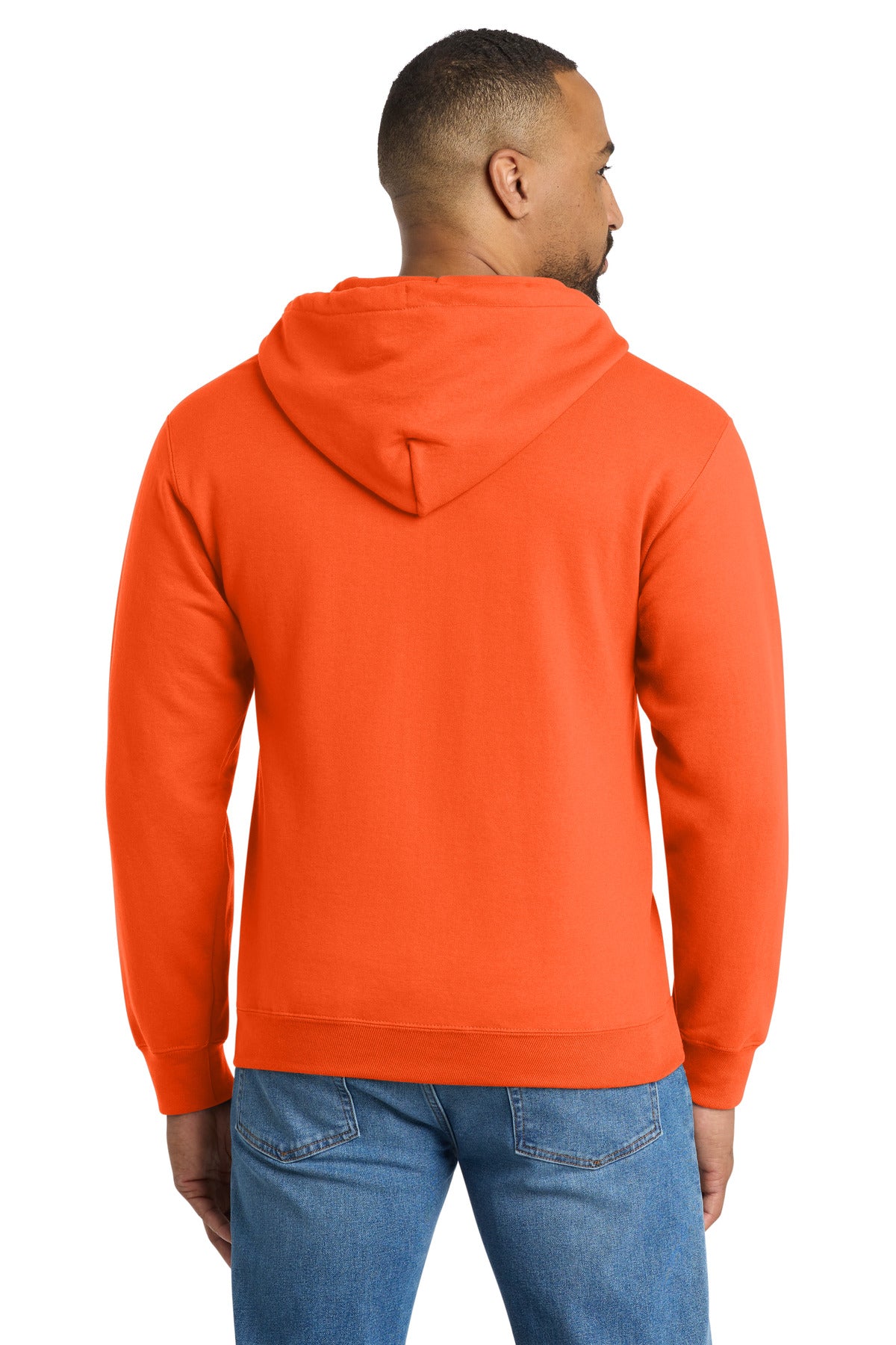 Port & Co Essential Fleece Full-Zip Hooded Sweatshirt.  PC90ZH