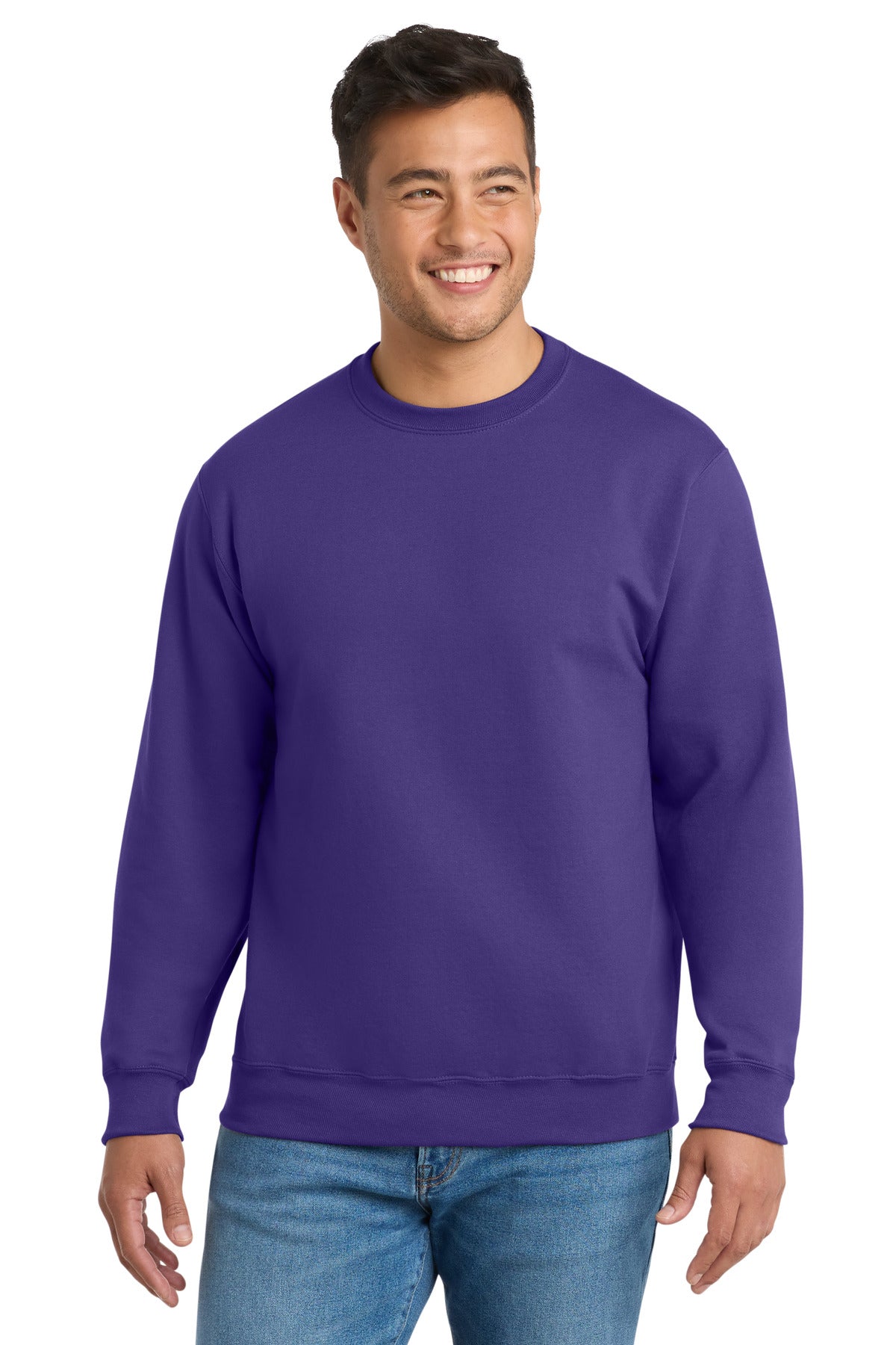 Port & Co Essential Fleece Crewneck Sweatshirt.  PC90