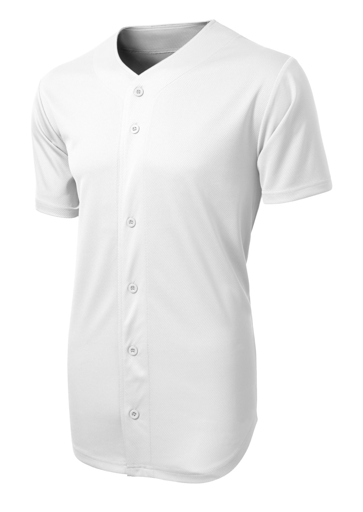 Sport-Tek PosiCharge Tough Mesh Full-Button Jersey. ST220