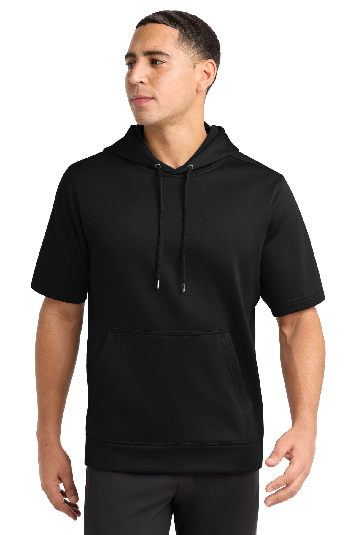 Sport-Tek  Sport-Wick  Fleece Short Sleeve Hooded Pullover. ST251