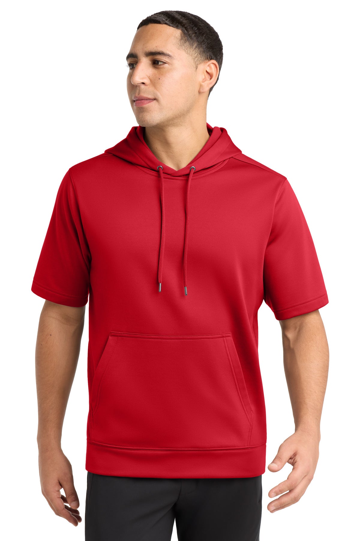 Sport-Tek  Sport-Wick  Fleece Short Sleeve Hooded Pullover. ST251