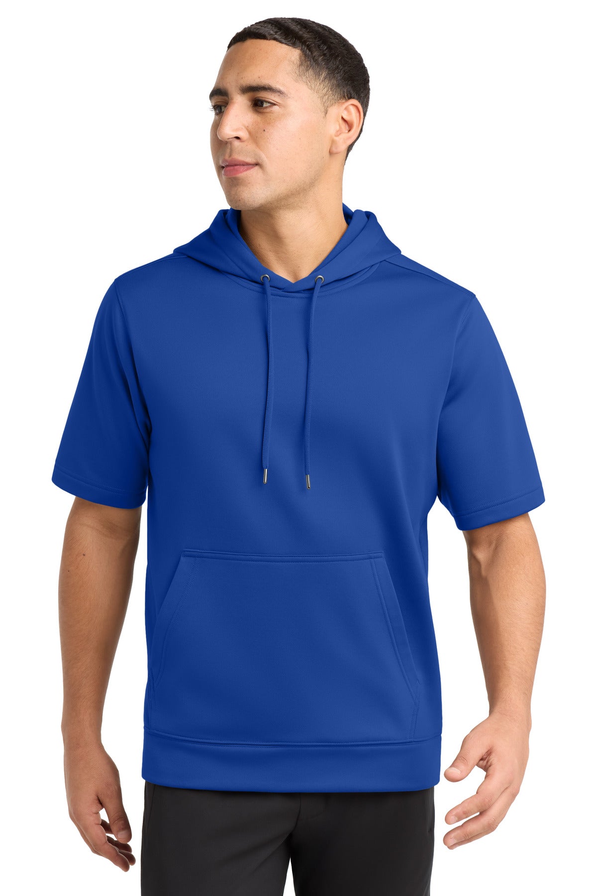Sport-Tek  Sport-Wick  Fleece Short Sleeve Hooded Pullover. ST251