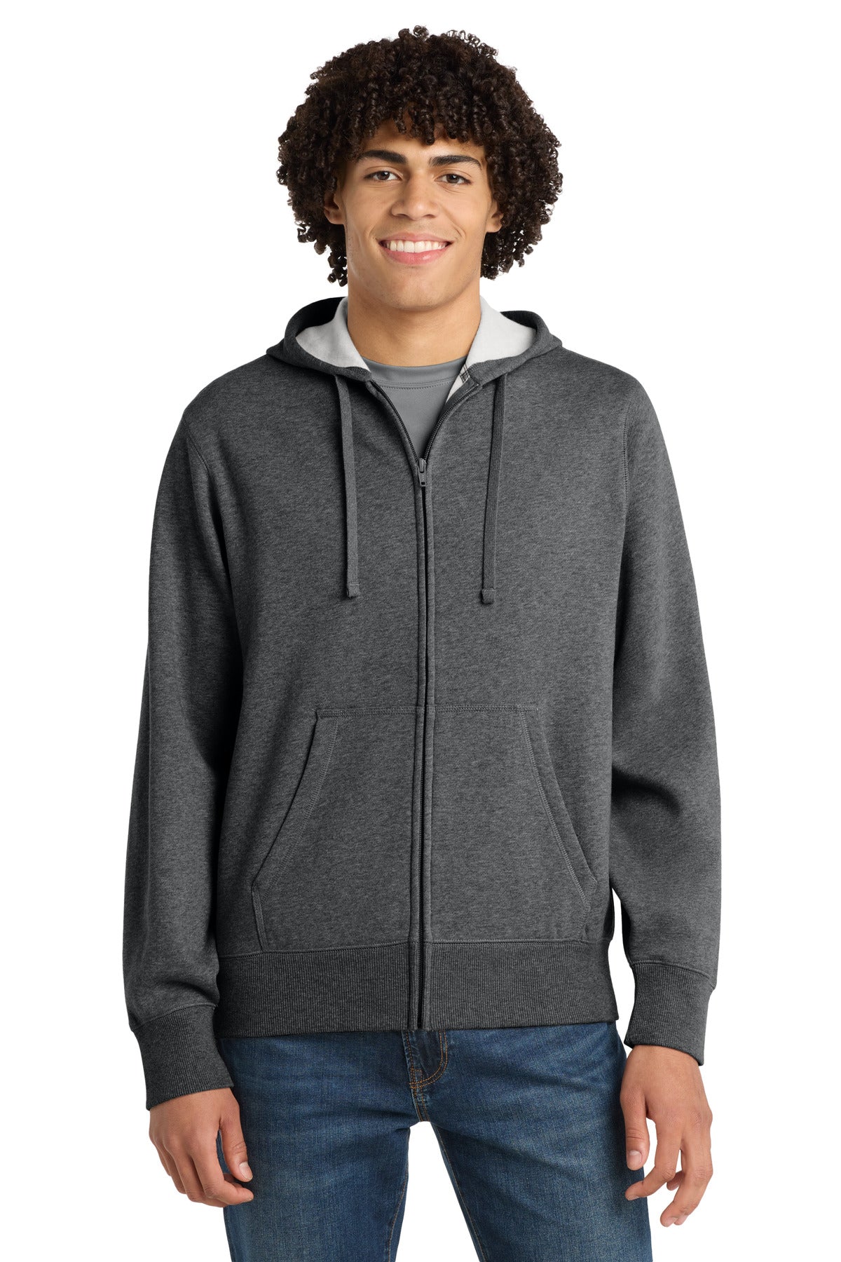 Sport-Tek Full-Zip Hooded Sweatshirt. ST258