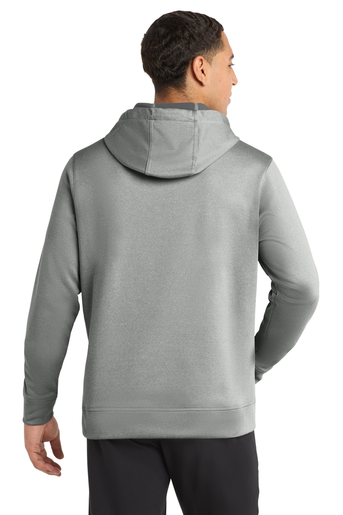 Sport-Tek  PosiCharge  Sport-Wick  Heather Fleece Hooded Pullover. ST264