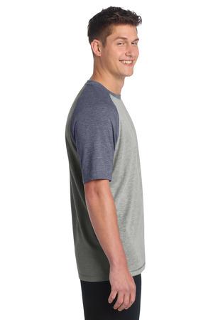 Sport-Tek  PosiCharge  Tri-Blend Wicking Raglan Tee. ST400