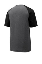 Sport-Tek  PosiCharge  Tri-Blend Wicking Raglan Tee. ST400