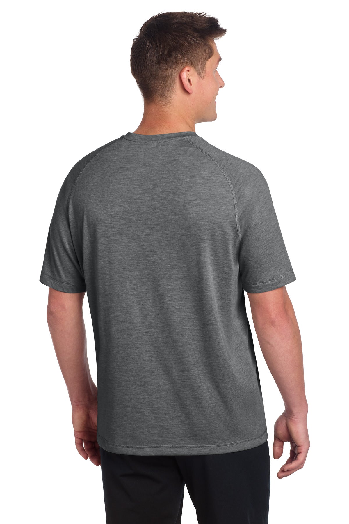 Sport-Tek  PosiCharge  Tri-Blend Wicking Raglan Tee. ST400