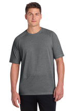 Sport-Tek  PosiCharge  Tri-Blend Wicking Raglan Tee. ST400