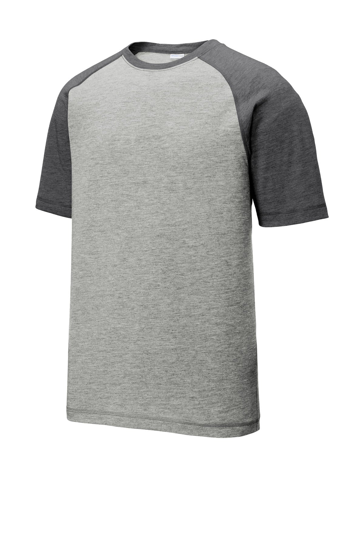 Sport-Tek  PosiCharge  Tri-Blend Wicking Raglan Tee. ST400
