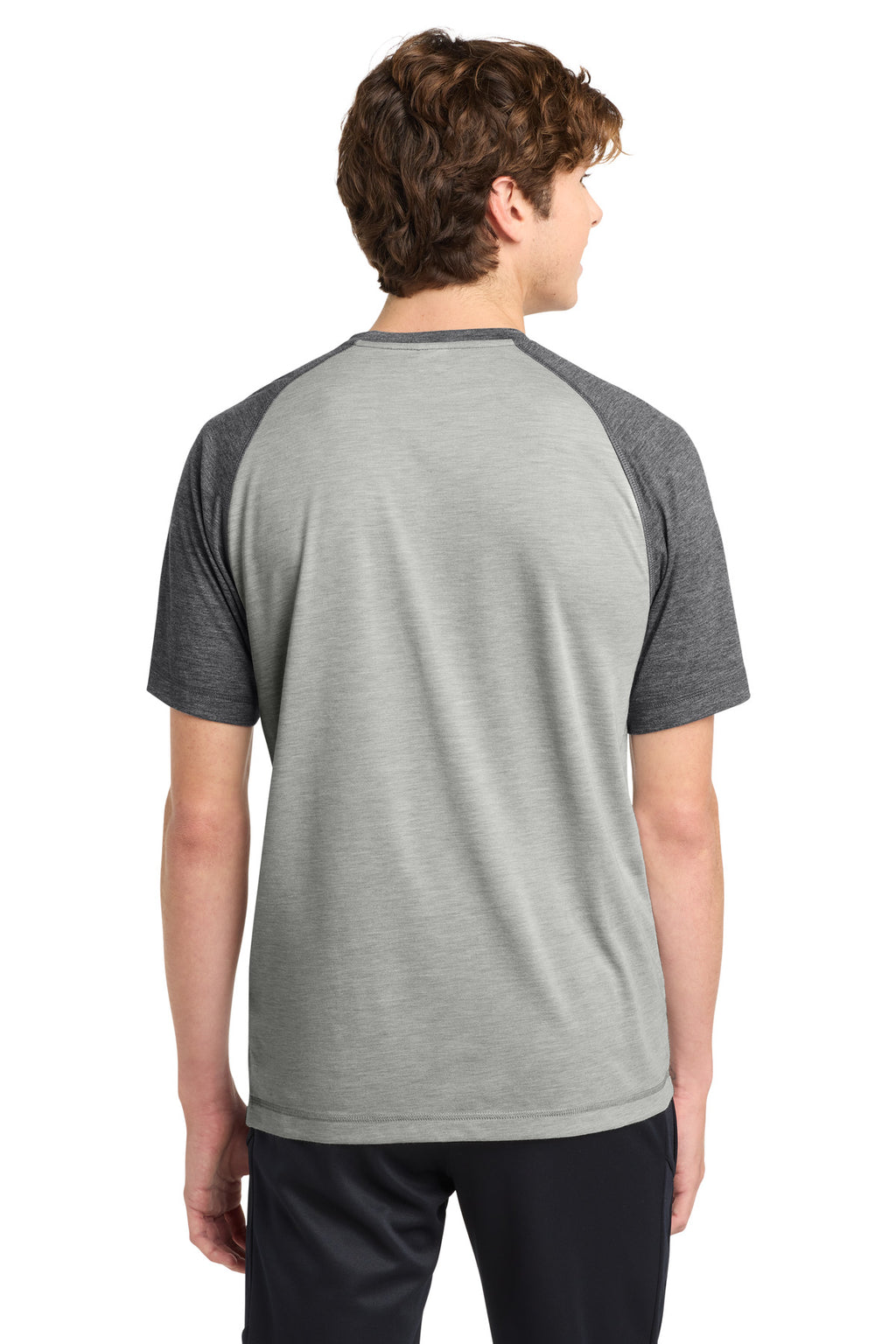 Sport-Tek  PosiCharge  Tri-Blend Wicking Raglan Tee. ST400