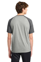 Sport-Tek  PosiCharge  Tri-Blend Wicking Raglan Tee. ST400