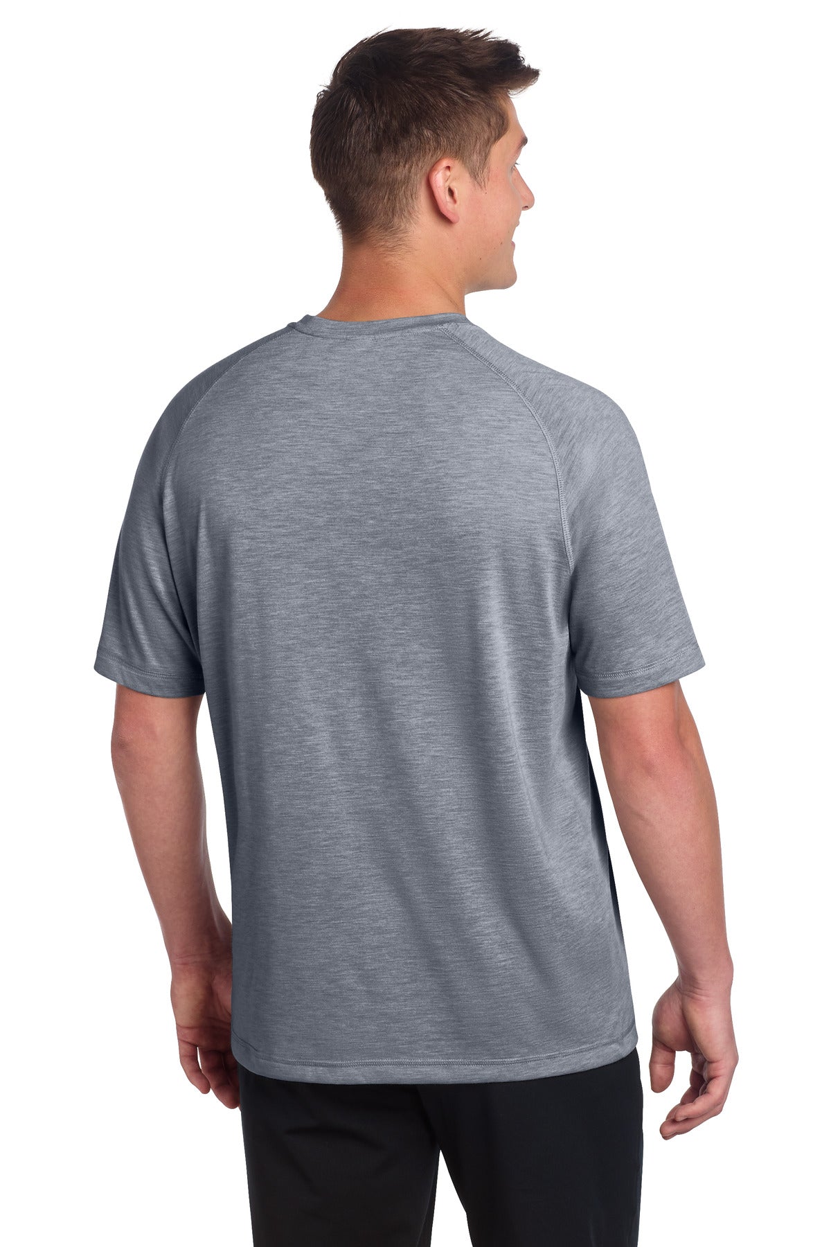 Sport-Tek  PosiCharge  Tri-Blend Wicking Raglan Tee. ST400