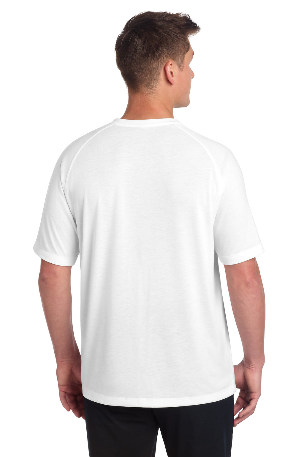 Sport-Tek  PosiCharge  Tri-Blend Wicking Raglan Tee. ST400