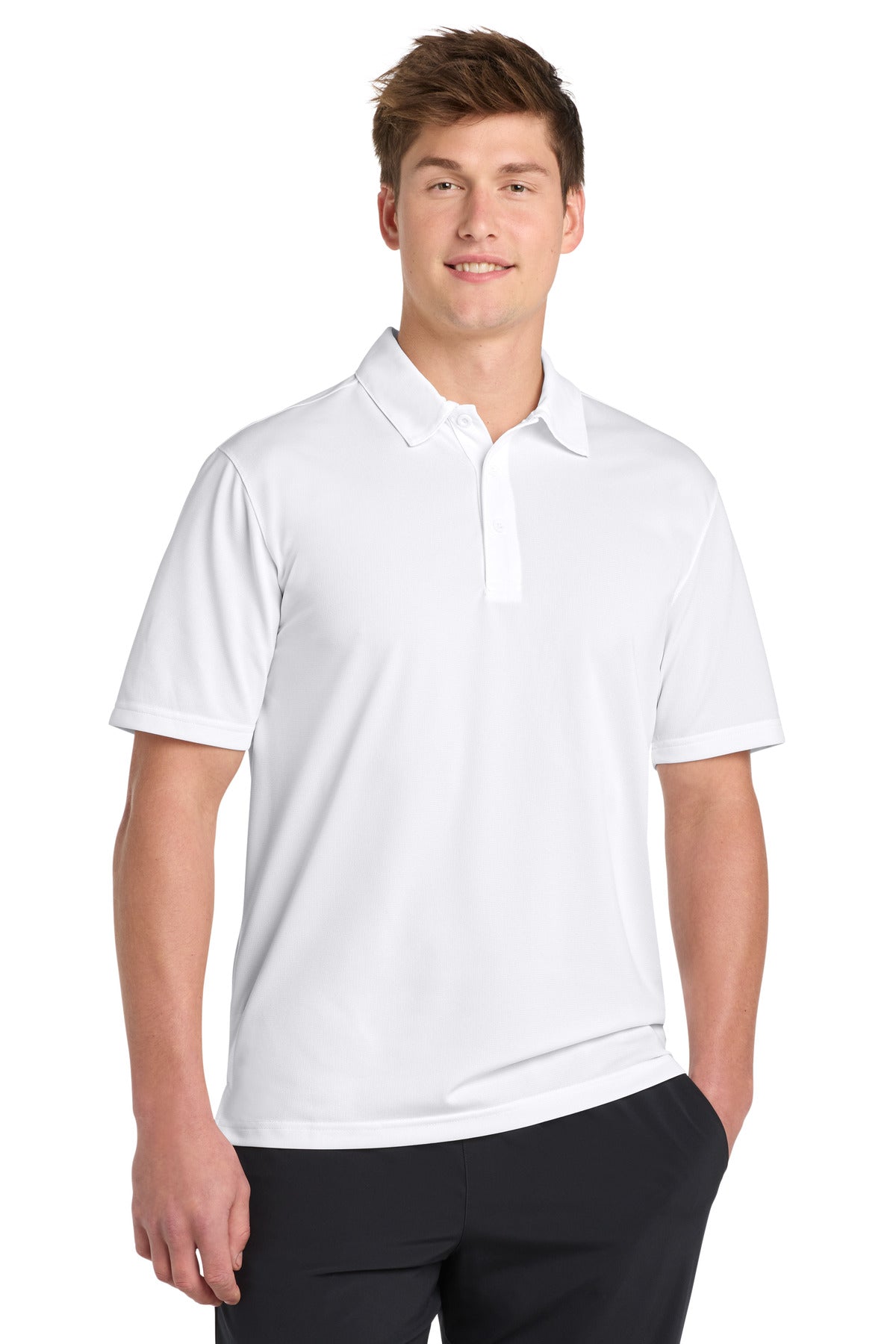 Sport-Tek PosiCharge Active Textured Polo. ST690